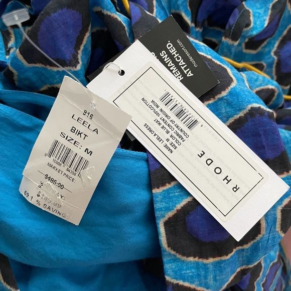 RHODE
Leela Sleeveless Print Tiered Dress - Picture 9 of 9